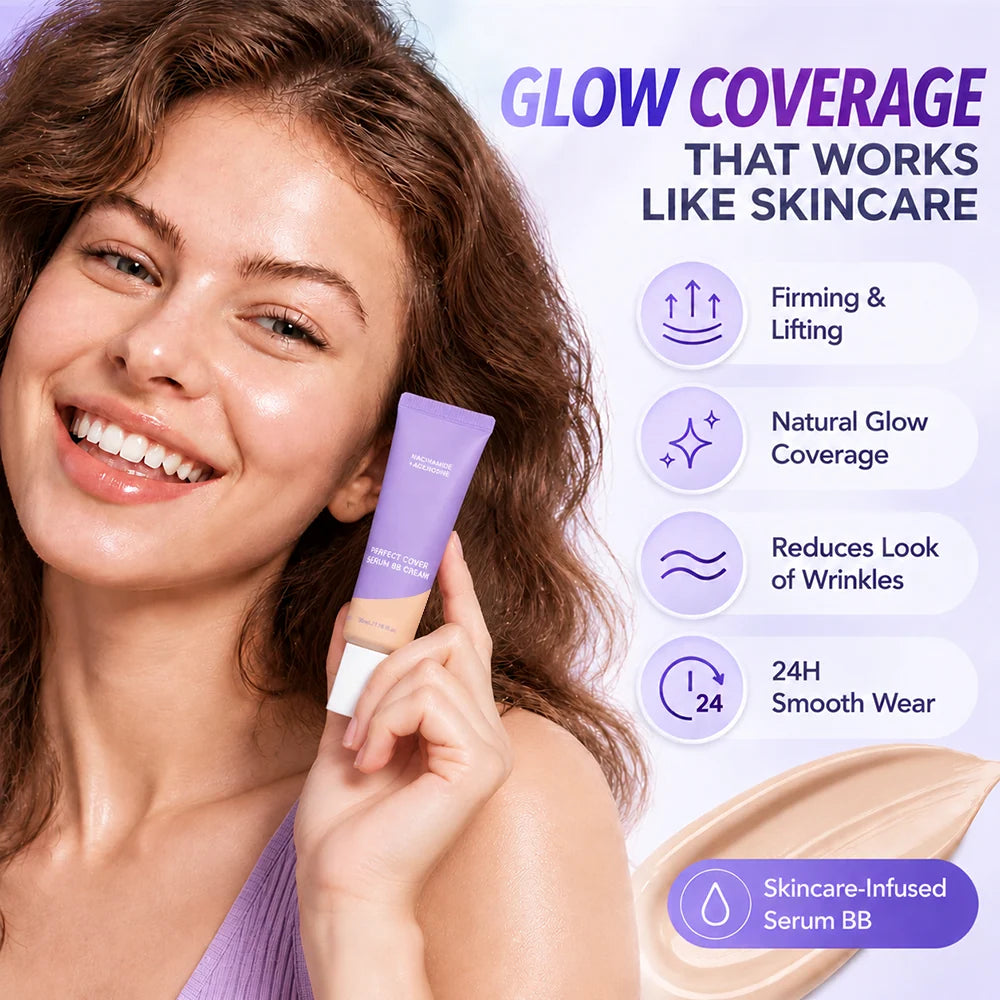 New Design🌟Perfect Cover Serum BB Cream
