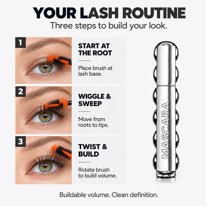 Dual-Material Double Take Brush Showstopper Mascara