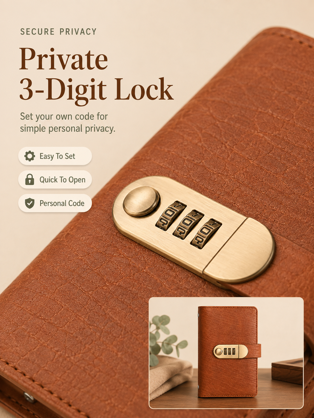 Locking Banknote Collection Booklet | Holds 100 Bills