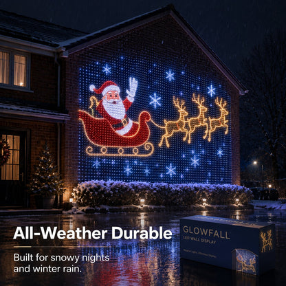 🎅Early Christmas 49% OFF🎄✨Christmas LED House Net & Smart Outdoor Wall Curtain Light