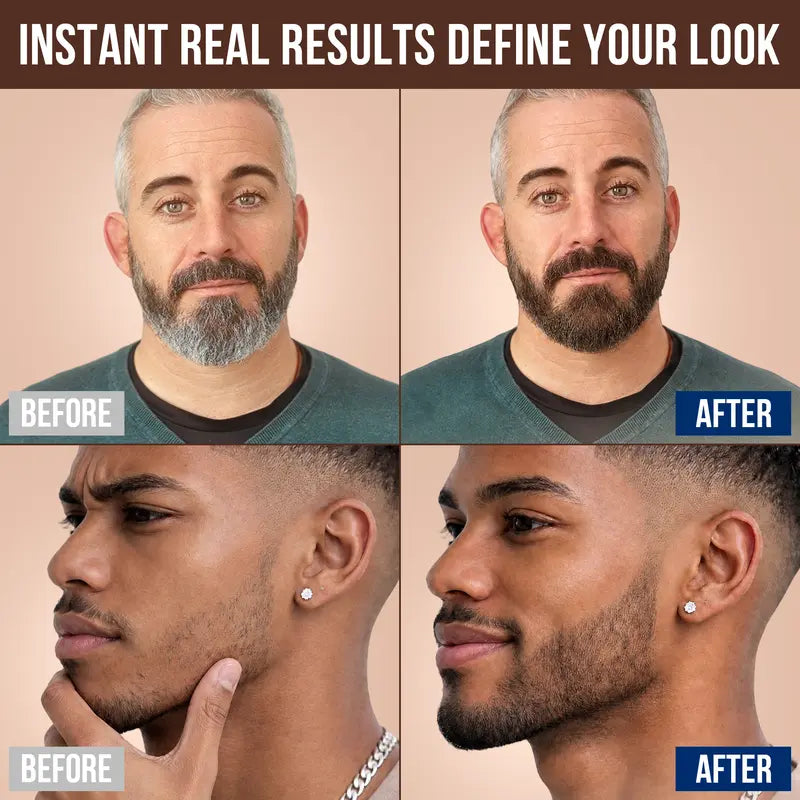 6D Hair-Like Finish Multi-Use Unisex 2-in-1 Brows & Beard Pen