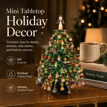 🎄 DIY Christmas tree bead kit – 🎅 Create your own sparkling Christmas decoration