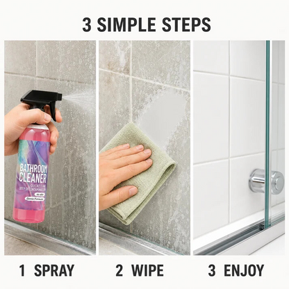 🌟🌟 Bathroom Cleaner: Sparkle in Seconds, No Harsh Fumes