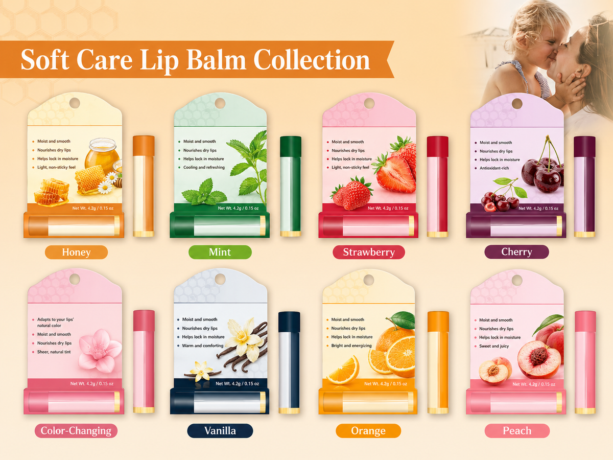 Soft Care Lip Balm Collection Styles