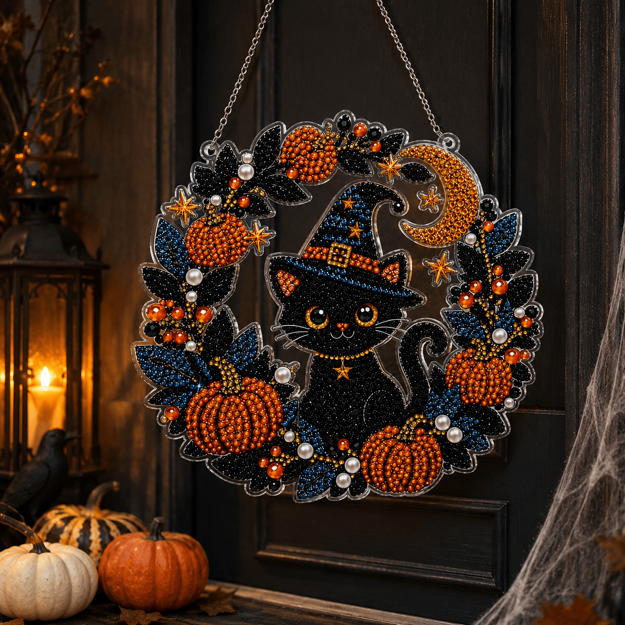 🔥 Last Day 49% OFF – 👻✨ DIY Spooky Hanging Ornament Kit | Cute Handmade Decor for Holidays, Parties & Home Displays