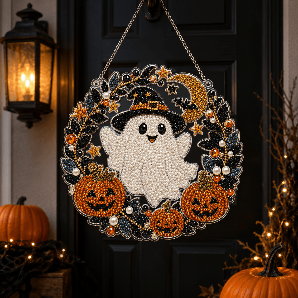 🔥 Last Day 49% OFF – 👻✨ DIY Spooky Hanging Ornament Kit | Cute Handmade Decor for Holidays, Parties & Home Displays