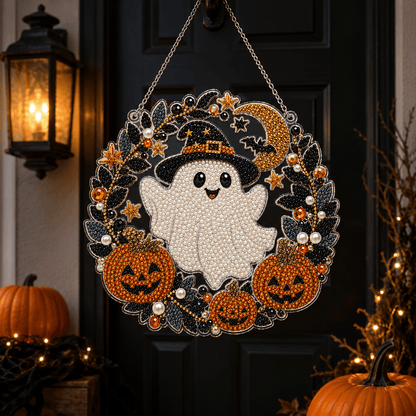 🔥 Last Day 49% OFF – 👻✨ DIY Spooky Hanging Ornament Kit | Cute Handmade Decor for Holidays, Parties & Home Displays