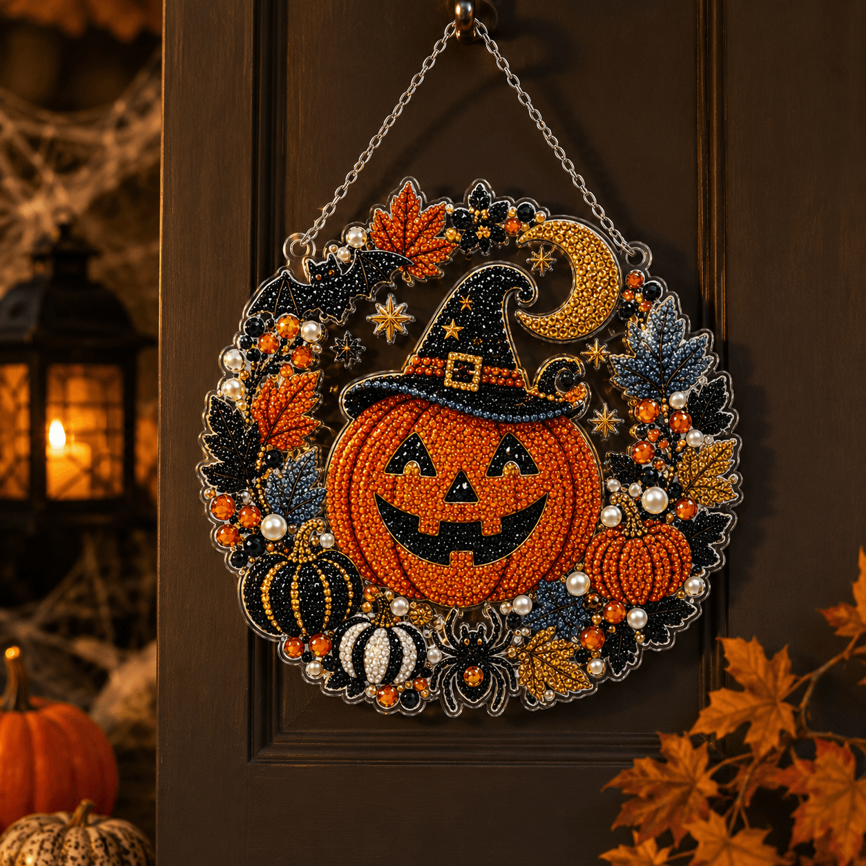 🔥 Last Day 49% OFF – 👻✨ DIY Spooky Hanging Ornament Kit | Cute Handmade Decor for Holidays, Parties & Home Displays