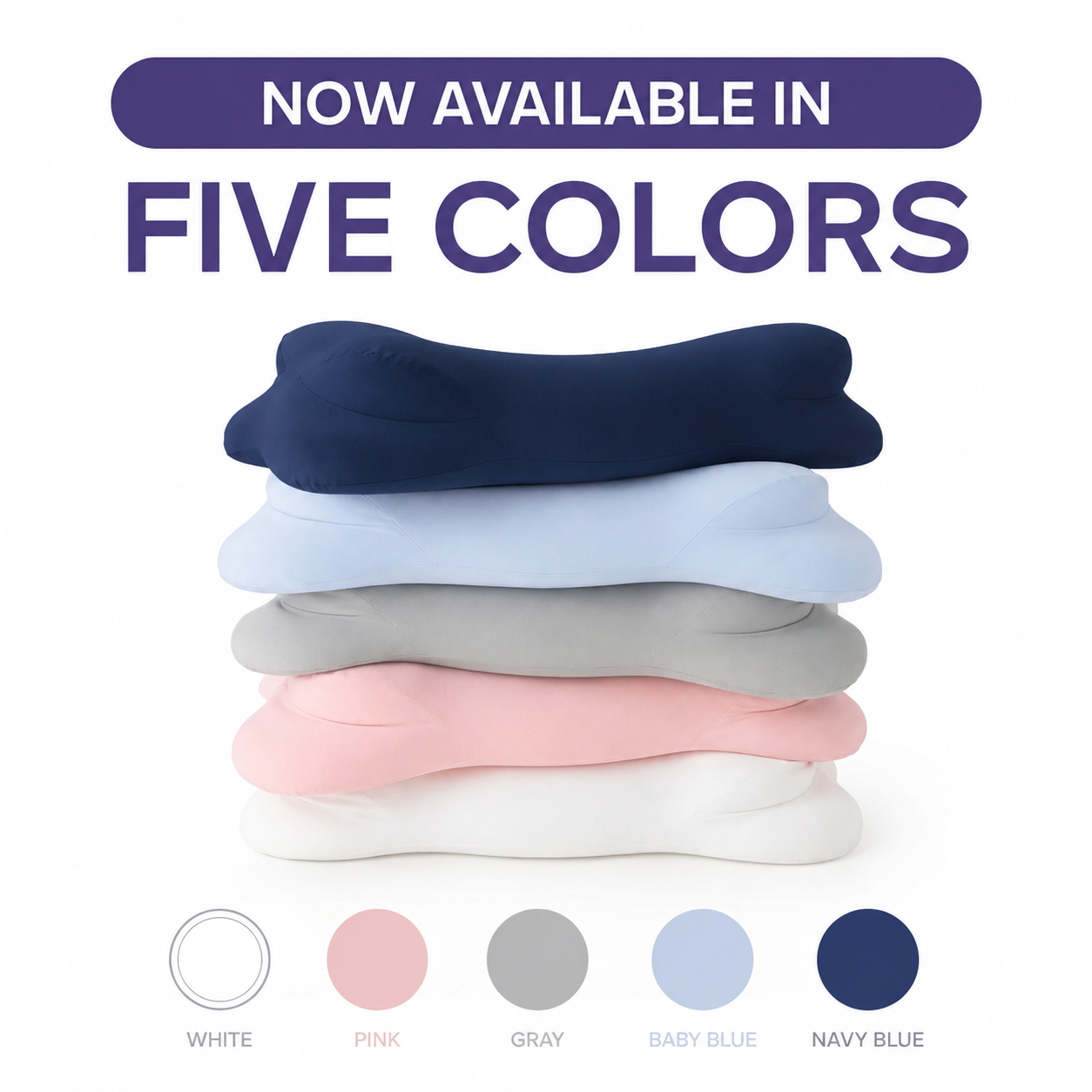 Mellow Sleep Cloud Pillow with Cooling Cover - Ergonomic Support