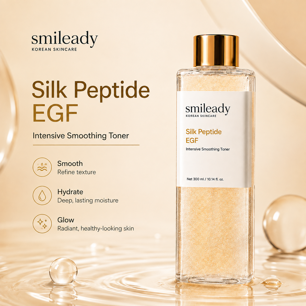 EGF Tox Toner | Forehead Firming & Wrinkle Care, Iron Out Fine Lines