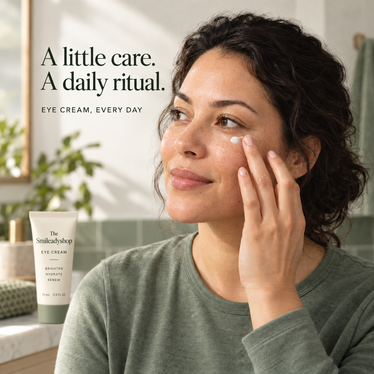 The smileady Lacto-PDRN 4% + B9 Eye Cream - Firming & Brightening Eye Care