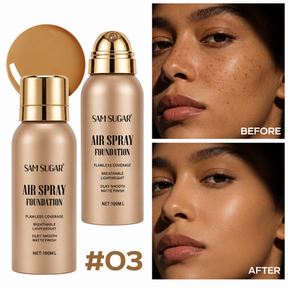 💦Waterproof Flawless Air Spray Foundation｜Long‑Lasting Airbrush Makeup, Sweat‑Proof Buildable Coverage ✨