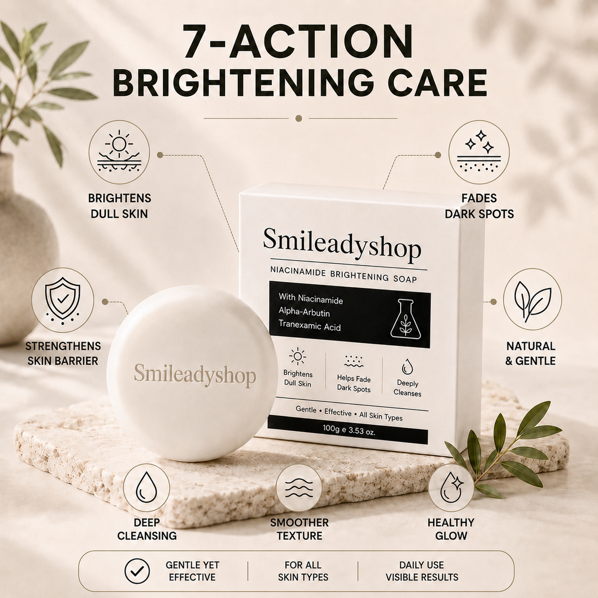 🌿 Niacinamide Skin Soap