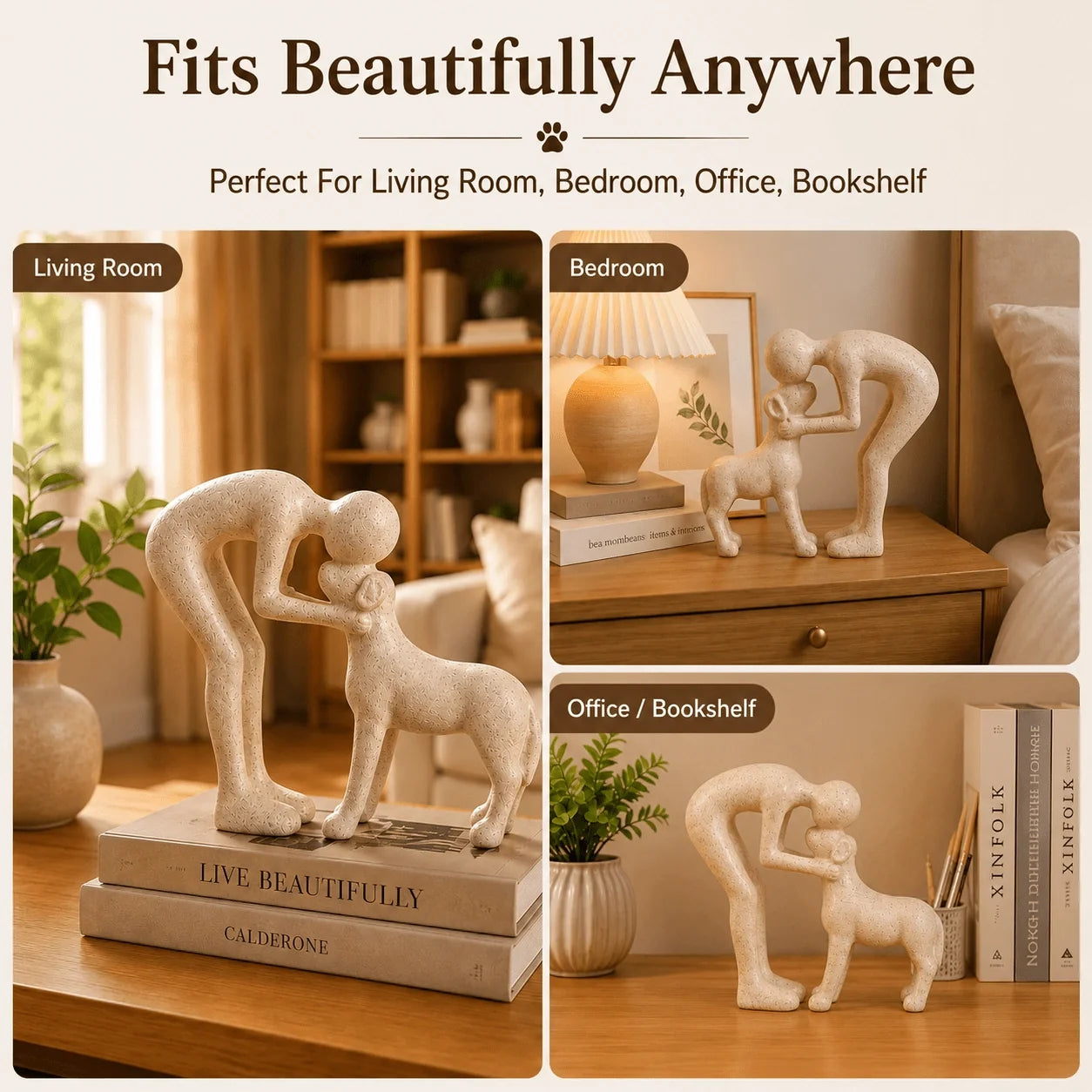Dog Figurine Home Decor Display Ideas