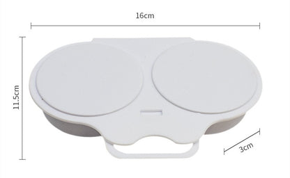🥳2026 HOT SALE🥳💞50K+ SOLD! 🥗🎁 50% OFF! Microwave Egg Poacher——Dual‑cavity, non‑stick & easy clean. Healthier than frying – stock up & save! 🏠✅