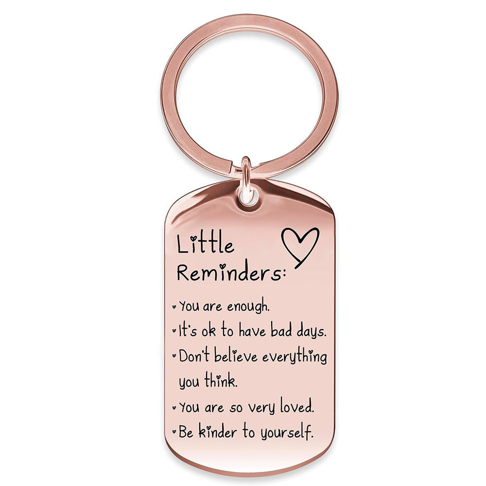 A Tiny Keychain With A Powerful Message 🎁