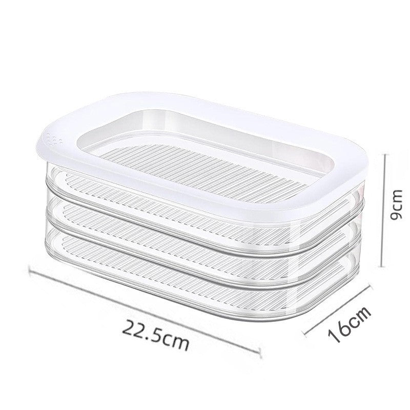 🍱 LIMITED-TIME 50% OFF! 👀 Clear Fridge Storage Container with Lid – Transparent Visibility, Stackable Design & 3 Size Options – Organize Your Fridge Effortlessly ✨