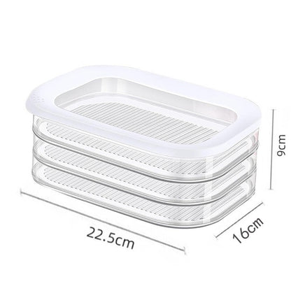 🍱 LIMITED-TIME 50% OFF! 👀 Clear Fridge Storage Container with Lid – Transparent Visibility, Stackable Design & 3 Size Options – Organize Your Fridge Effortlessly ✨