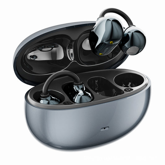 Completely upgraded!!🎁Open-Ear Clip Cordless Bluetooth 6.0 Earbuds with Ear Hook