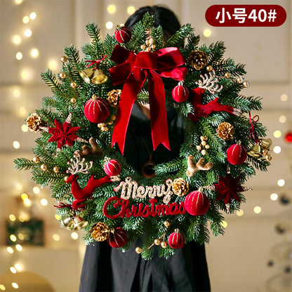 Berry Wreath, Red Festive Wreath for Front Door & Indoor Decor
