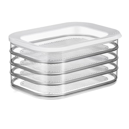 🍱 LIMITED-TIME 50% OFF! 👀 Clear Fridge Storage Container with Lid – Transparent Visibility, Stackable Design & 3 Size Options – Organize Your Fridge Effortlessly ✨