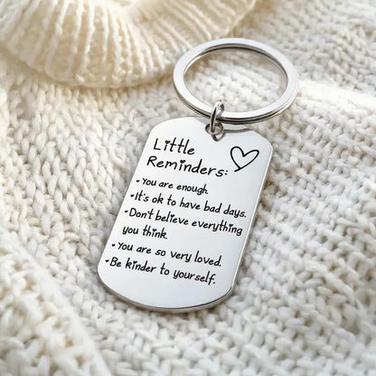 A Tiny Keychain With A Powerful Message 🎁