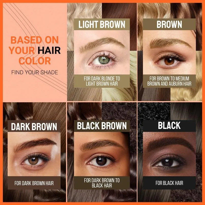 🎉2-in-1 4D Eyebrow Pencil ✅Natural Brow Makeup and Eyelash Line