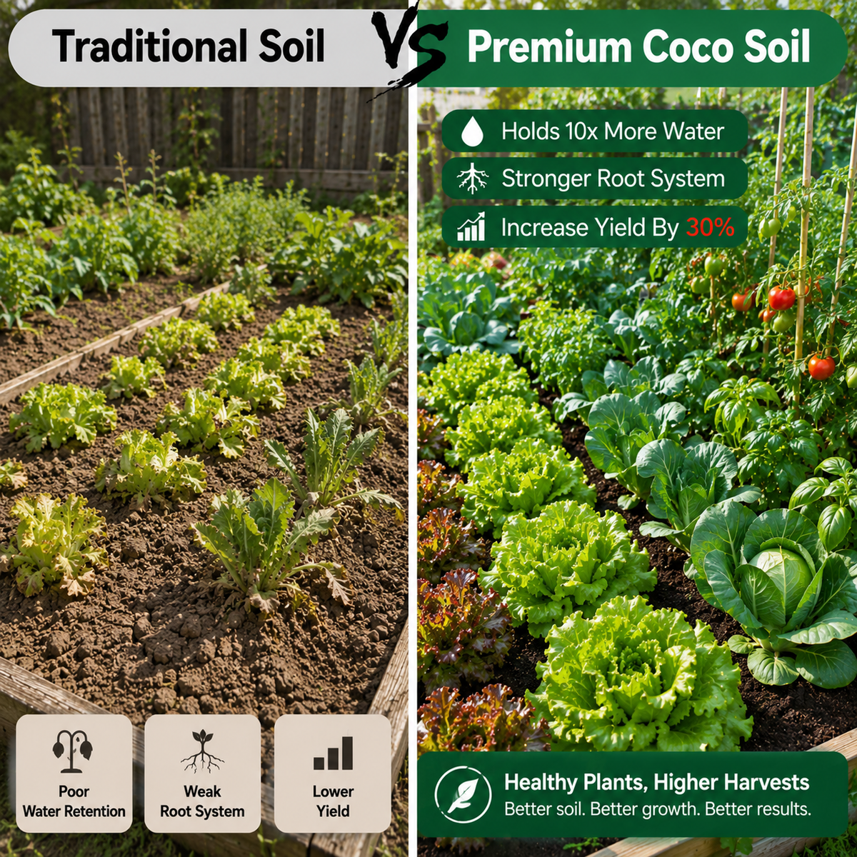 Premium Coco Coir Bricks for Plants