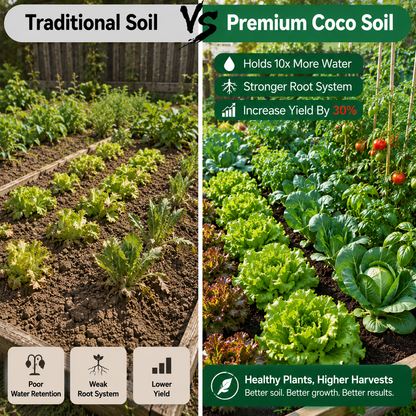 Premium Coco Coir Bricks for Plants