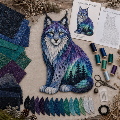🎁Northern Lights Wildlife DIY Patchwork Kit