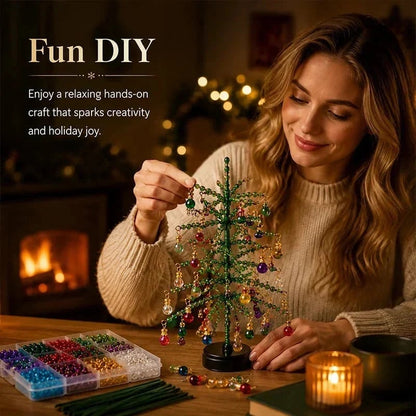 🎄 DIY Christmas tree bead kit – 🎅 Create your own sparkling Christmas decoration