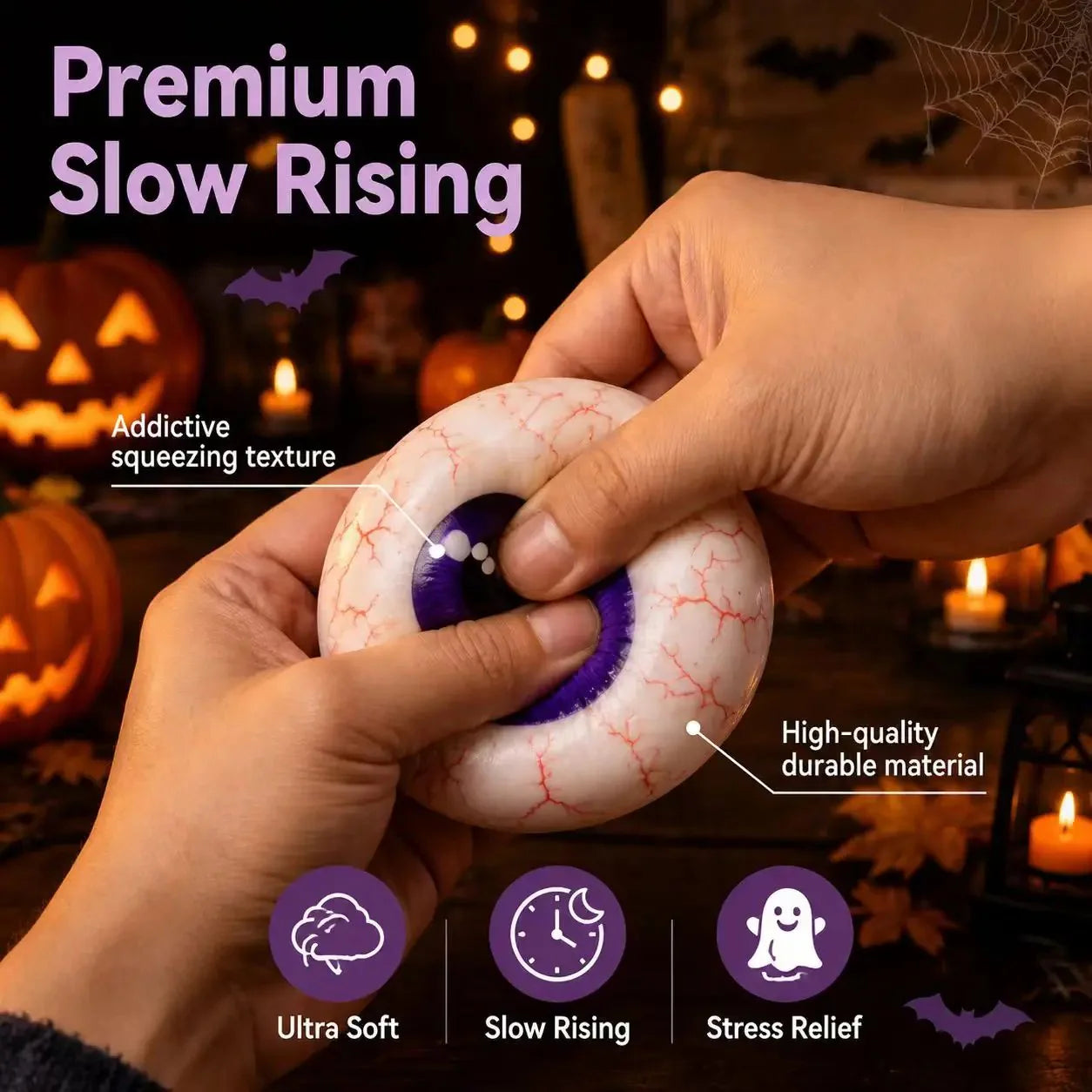 ⚡Hot Sales 59% OFF🔥Cute Halloween Scary Ghost Maruko Squeeze Toy Set