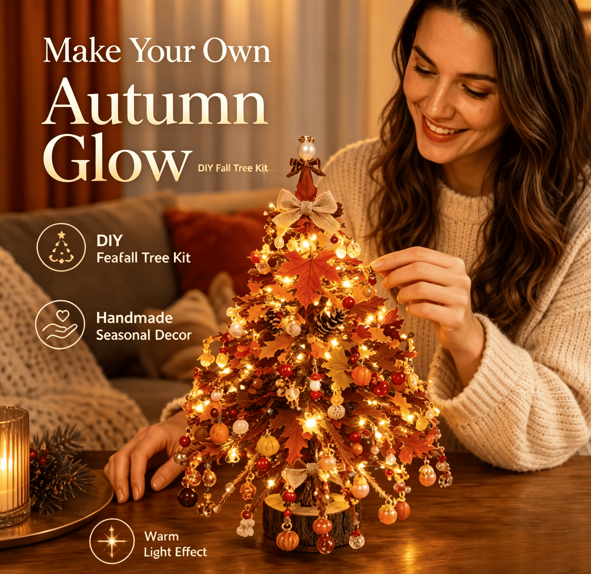Autumn beaded tree style