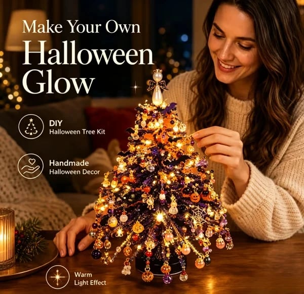 🎄 DIY Christmas tree bead kit – 🎅 Create your own sparkling Christmas decoration