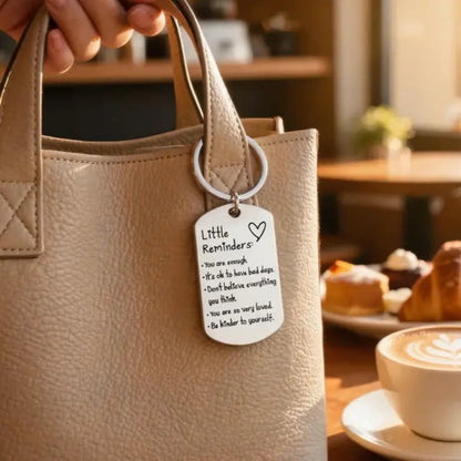 A Tiny Keychain With A Powerful Message 🎁