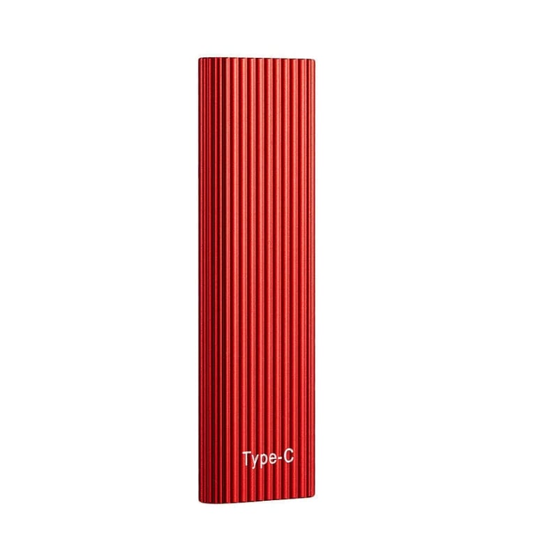 Red Type-C portable storage device