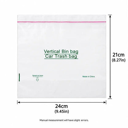 🔥Buy More Save More🔥20 pcs /40 pcs car trash bag, self-adhesive vertical disposable cleaning bag