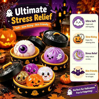 ⚡Hot Sales 59% OFF🔥Cute Halloween Scary Ghost Maruko Squeeze Toy Set