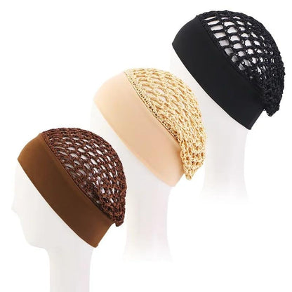 💖Hot 47% OFF🌹🌙 3-Piece Stretchy Wide-Edge Sleeping Cap Set