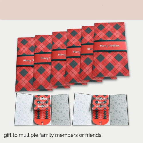 🏆Flash Sale⚡ 50K+ SOLD! Almost Gone🎅Handmade Christmas gift card booklet