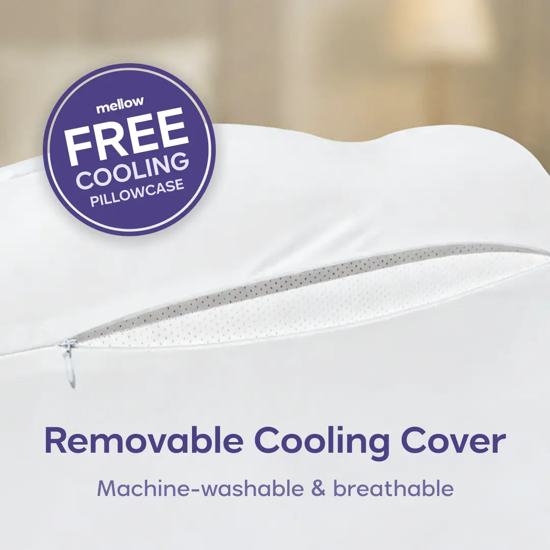 Removable breathable cooling cover with zipper