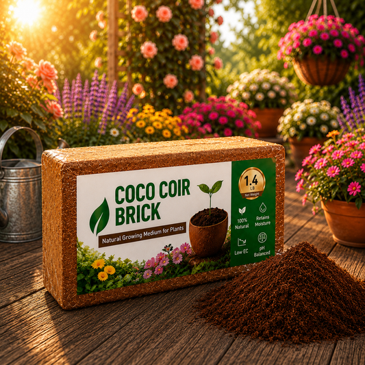 Premium Coco Coir Bricks for Plants
