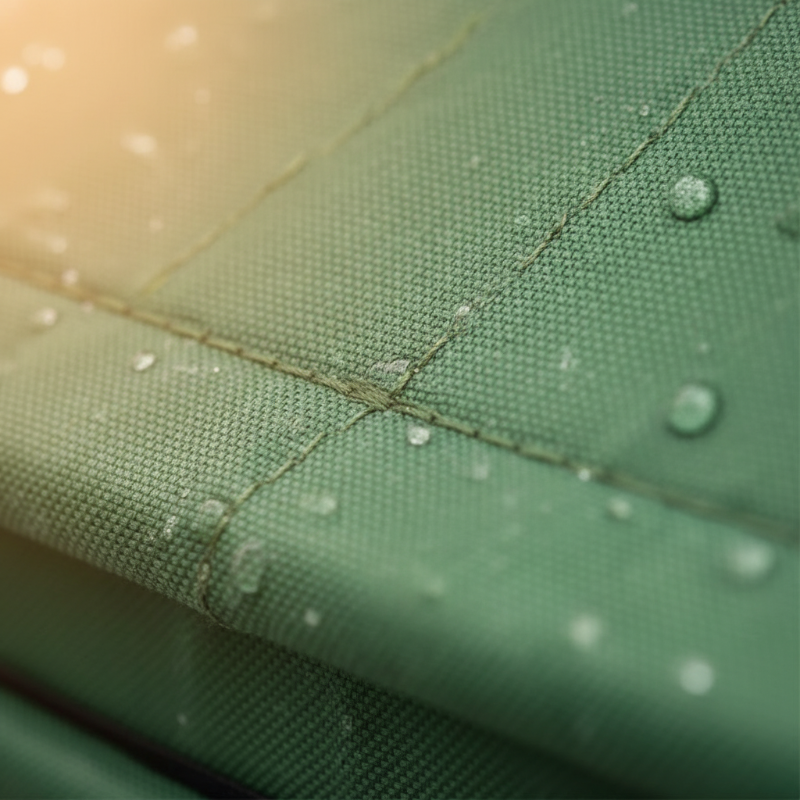 Water resistant Oxford cloth material