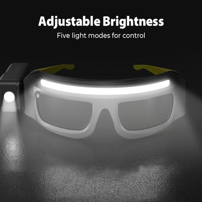 🔦 LIMITED-TIME 50% OFF! ✨ Hands-Free LED Work Light Glasses – Motion Sensor, Rotatable Lamp, Multi Brightness 🛠️