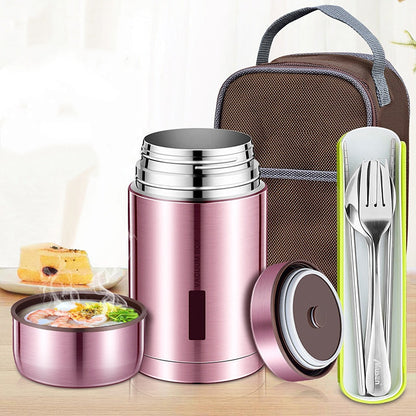 🍲 50% OFF NOW!🔥 316 Stainless Steel Food Jar – Vacuum Insulated & Leak-Proof – Thermal Cooking Essential 🥄