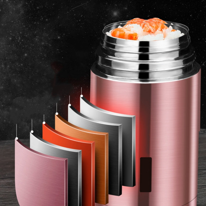 🍲 50% OFF NOW!🔥 316 Stainless Steel Food Jar – Vacuum Insulated & Leak-Proof – Thermal Cooking Essential 🥄