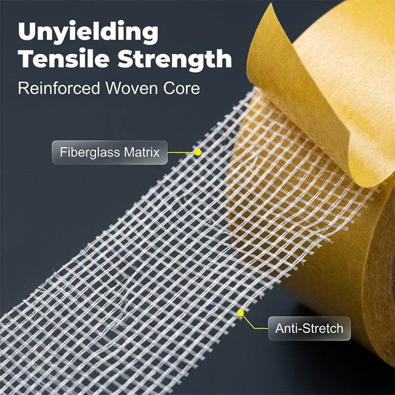 Close-up of the reinforced woven mesh core
