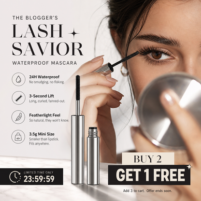 🎁 Buy 1 Get 1 FREE✨ Waterproof Curling & Lengthening Mascara ✨