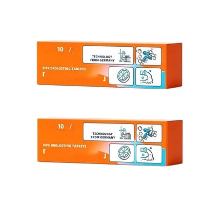 Two boxes pipe cleaning tablets