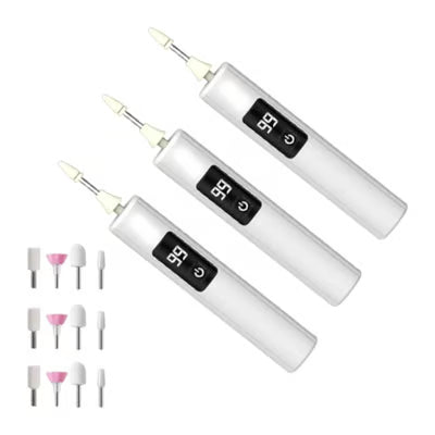 Three standard electric nail grinder sets